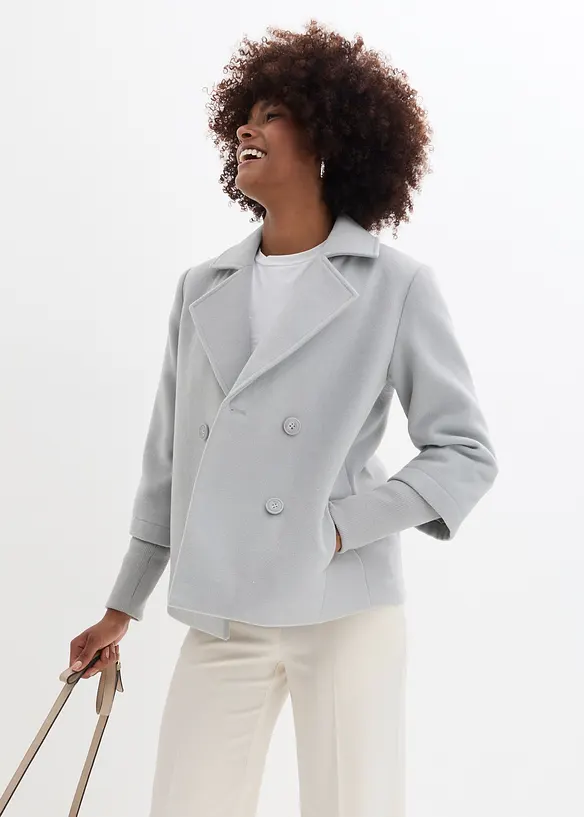 Caban avec manches en maille, bonprix