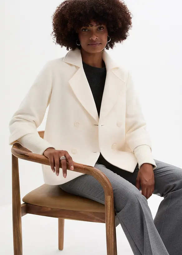 Caban avec manches en maille, bonprix