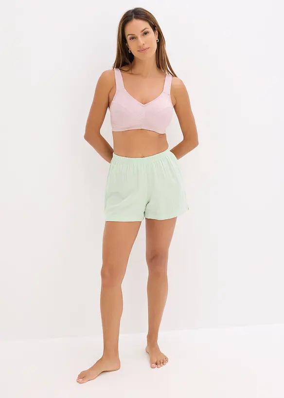 Lot de 2 soutiens-gorge coton sans armatures, bonprix