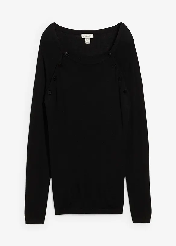 Pull de grossesse et d’allaitement en fine maille, bonprix