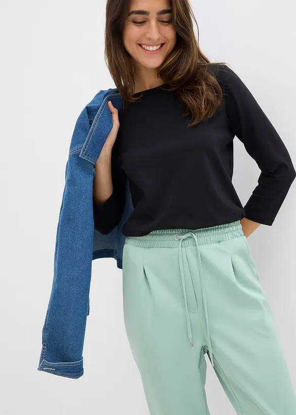 Pantalon chino en néoprène, bonprix