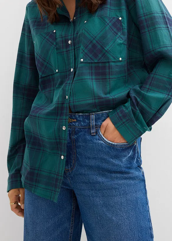 Jean large taille mi-haute, bonprix