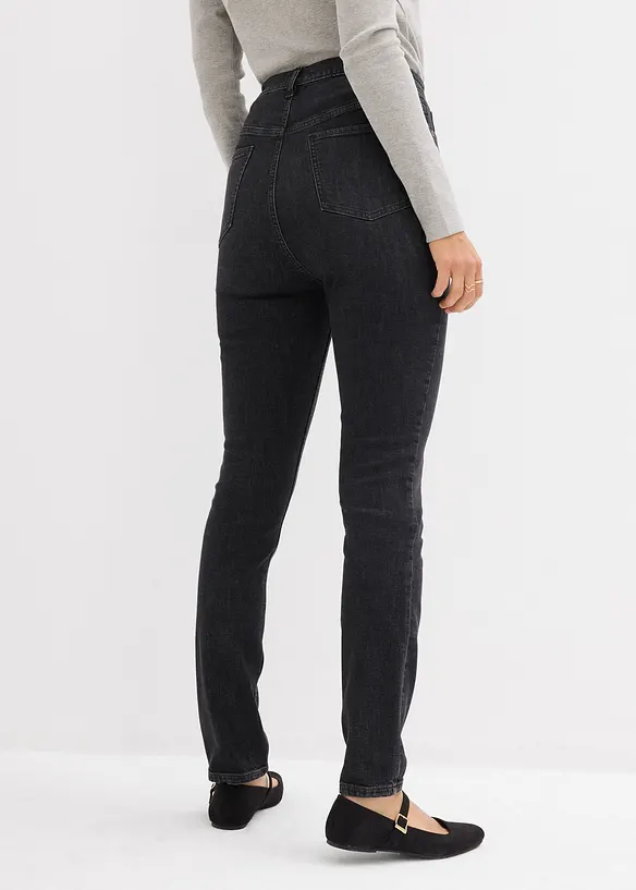 Jean skinny taille haute, cropped, bonprix