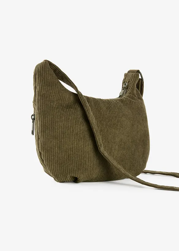 Sac à bandoulière en velours côtelé, bonprix