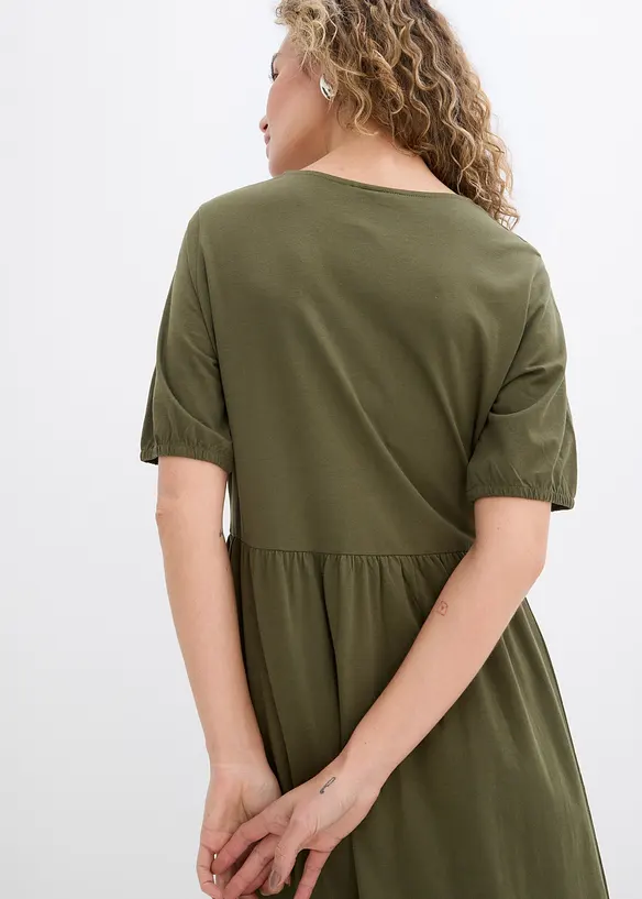 Robe midi 100% coton, bonprix