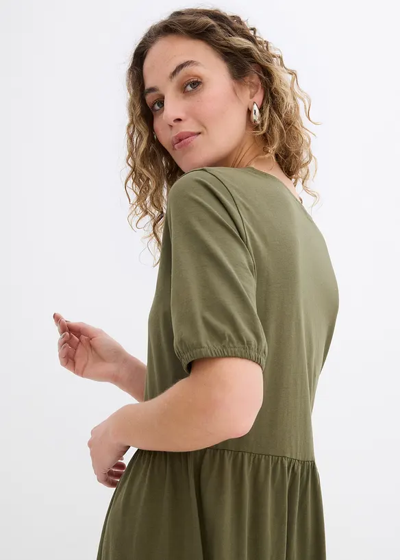 Robe midi 100% coton, bonprix