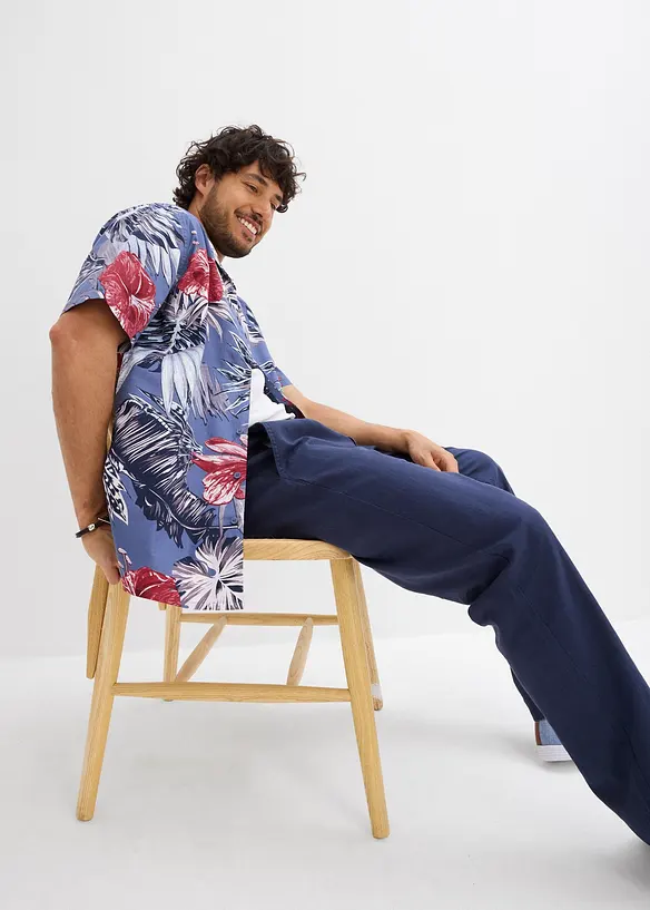 Chemise manches courtes 100% coton, bonprix