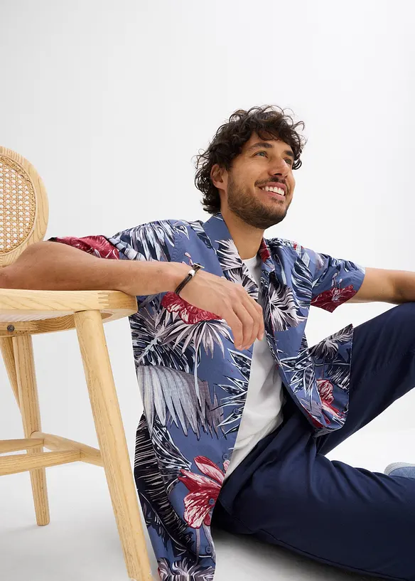 Chemise manches courtes 100% coton, bonprix