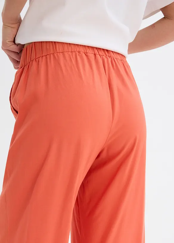 Pantalon palazzo à ceinture élastiquée, bonprix