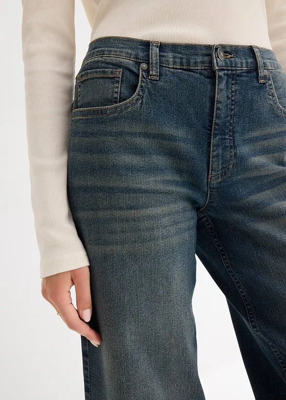 Jean large taille haute, bonprix