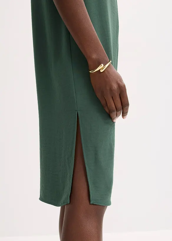 Robe en matière texturée, bonprix