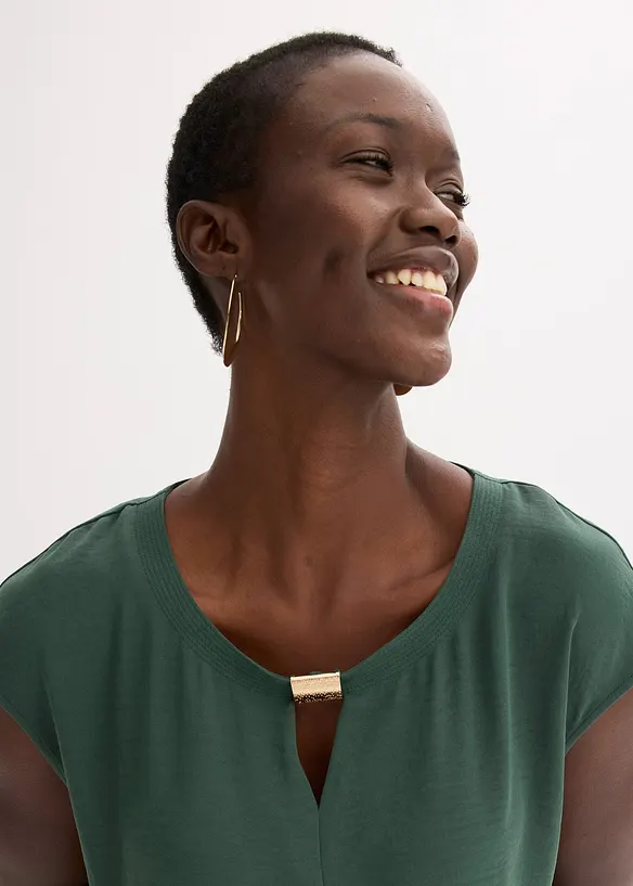 Robe en matière texturée, bonprix