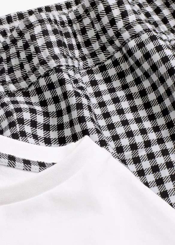 Pyjashort avec short tissé, bonprix