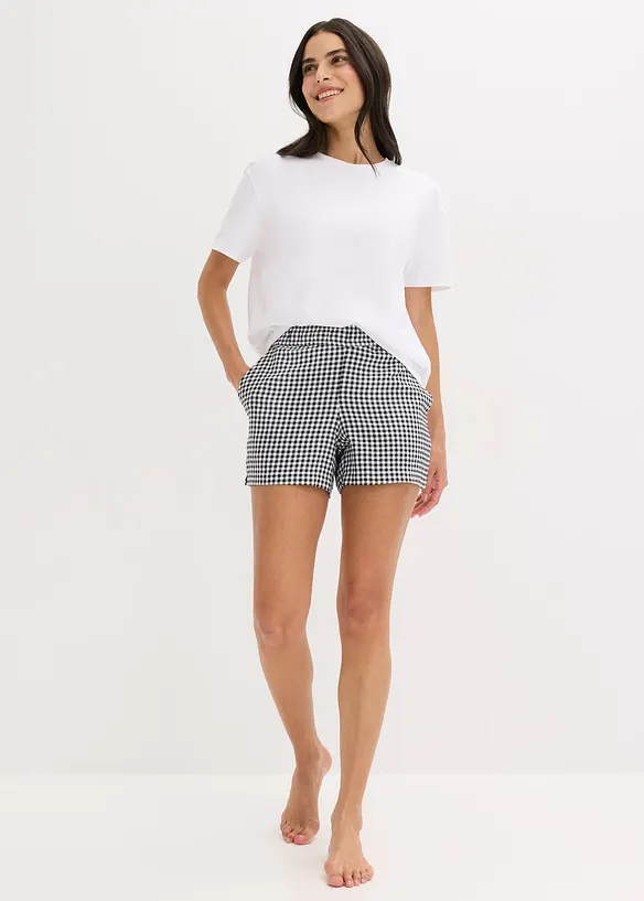Pyjashort avec short tissé, bonprix