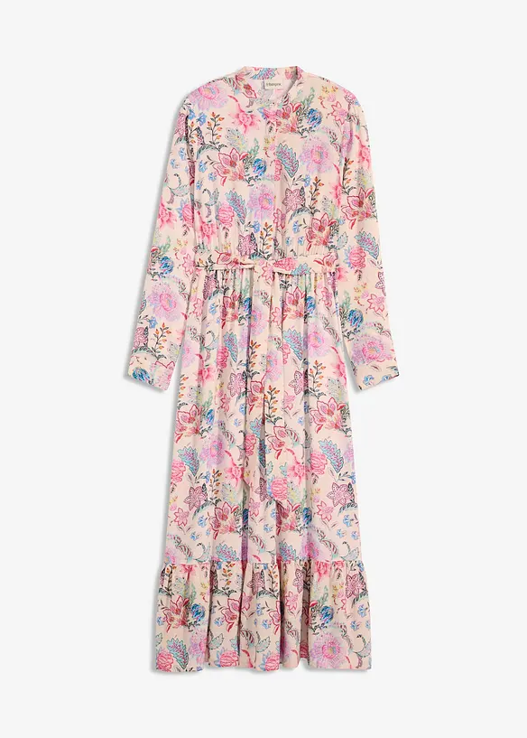 Robe longue à imprimé floral, bonprix