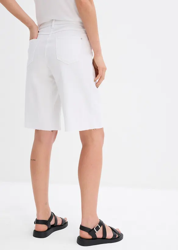 Bermuda à finition effilochée, bonprix