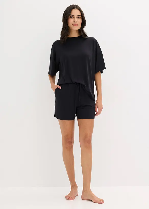 Pyjashort oversize en modal doux, bonprix