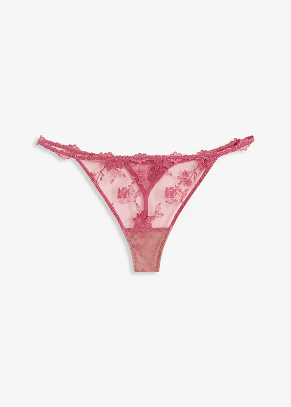 Tanga string à dentelle florale, bonprix