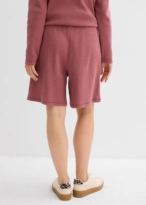 Short 100% coton avec taille élastiquée, bonprix