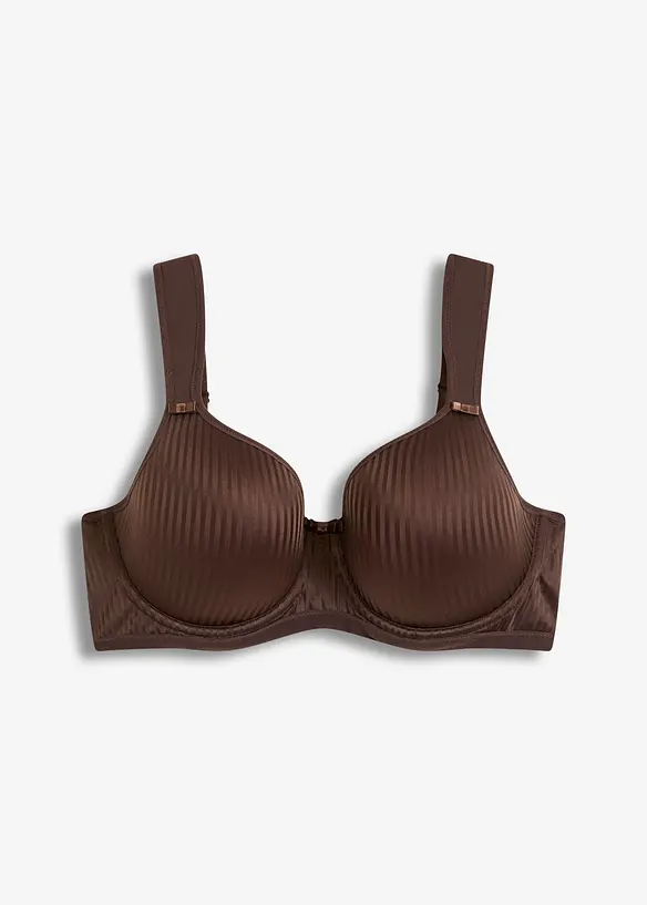 Soutien-gorge à coques, bretelles rembourrées et effet brillant, bonprix