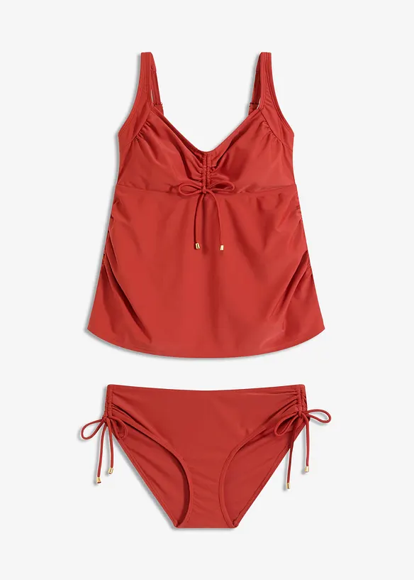 Tankini de grossesse (ens. 2 pces) avec nouettes, bonprix