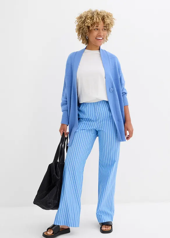 Pantalon palazzo en popeline, bonprix