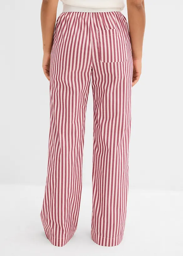 Pantalon palazzo en popeline, bonprix