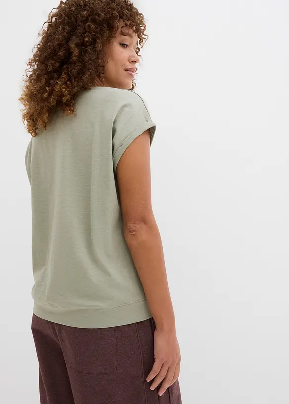 Lot de 2 T-shirts 100% coton, bonprix