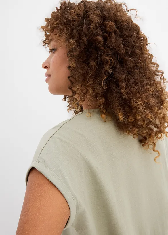 Lot de 2 T-shirts 100% coton, bonprix