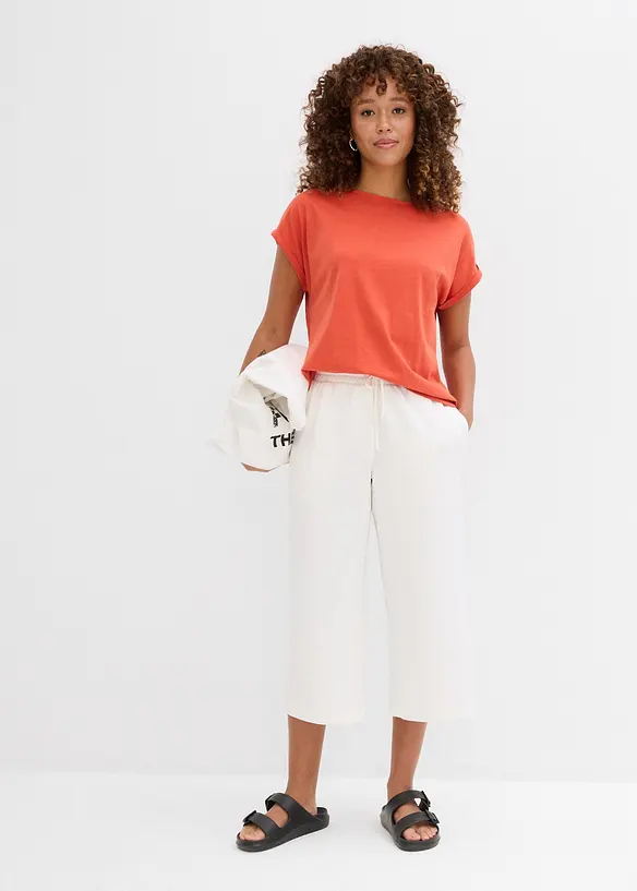 Lot de 2 T-shirts 100% coton, bonprix