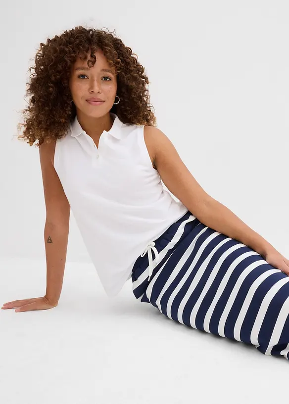 Jupe midi en molleton, bonprix