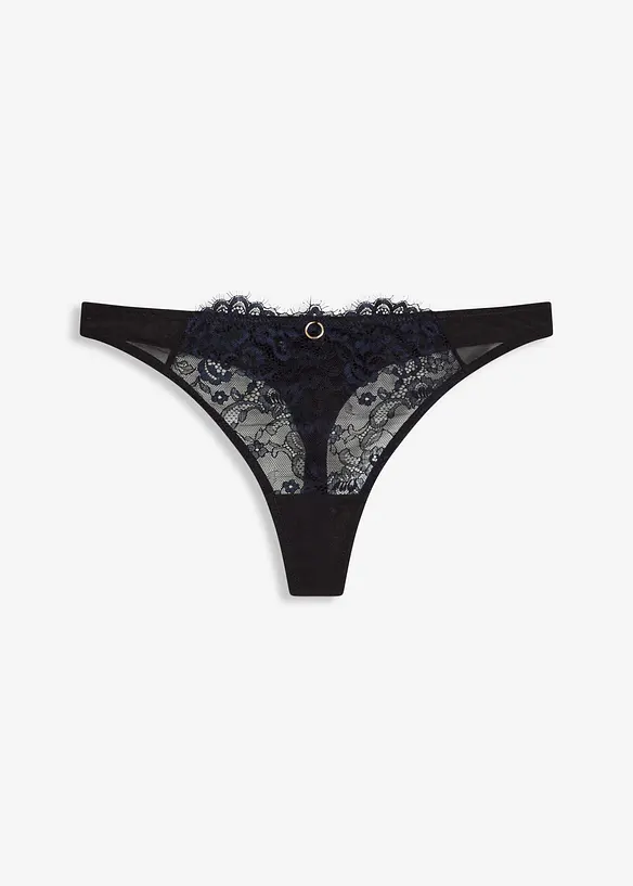 String en dentelle à franges, bonprix