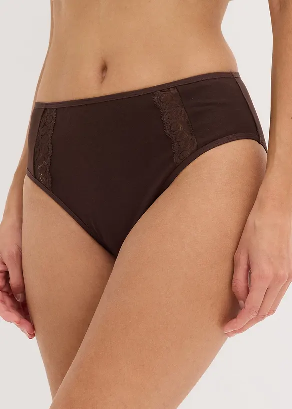 Lot de 4 slips Maxi coton, bonprix