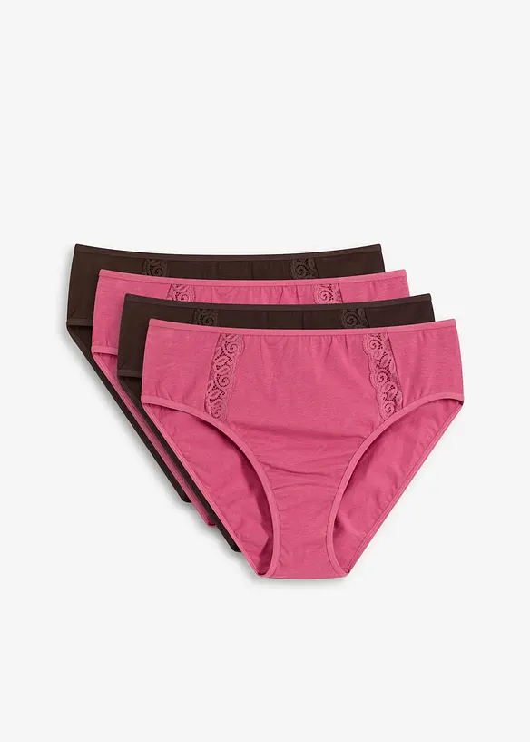 Lot de 4 slips Maxi coton, bonprix