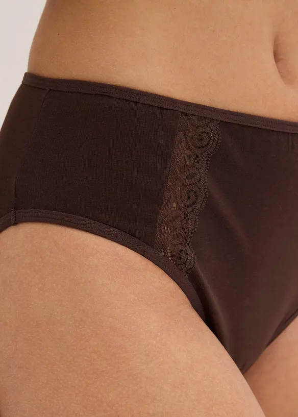 Lot de 4 slips Maxi coton, bonprix