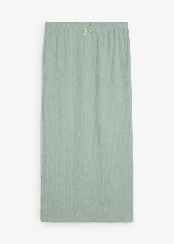 Jupe longue en crêpe léger, bonprix