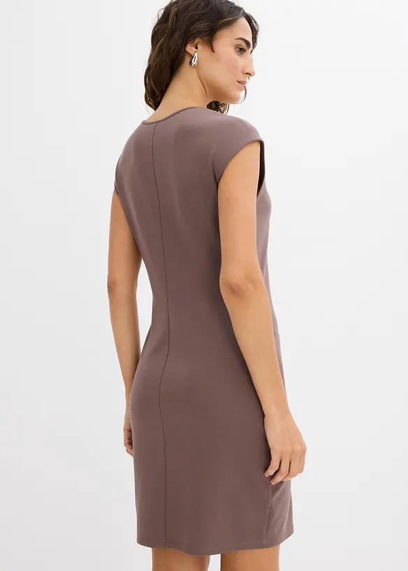 Robe courte fendue, bonprix