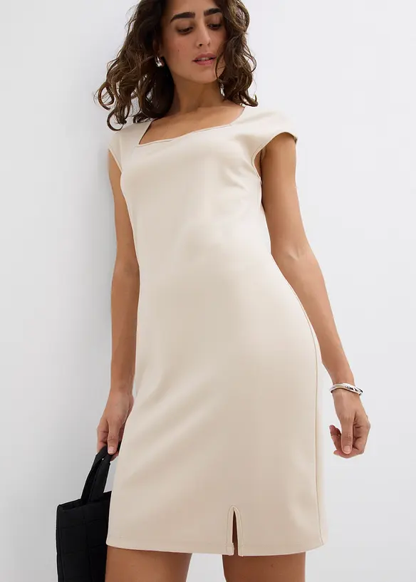 Robe courte fendue, bonprix