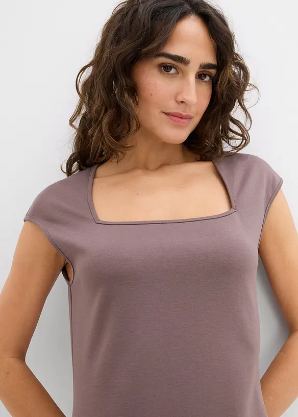 Robe courte fendue, bonprix