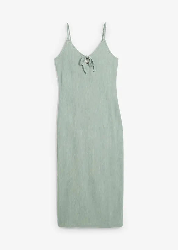 Robe midi en crêpe léger, bonprix