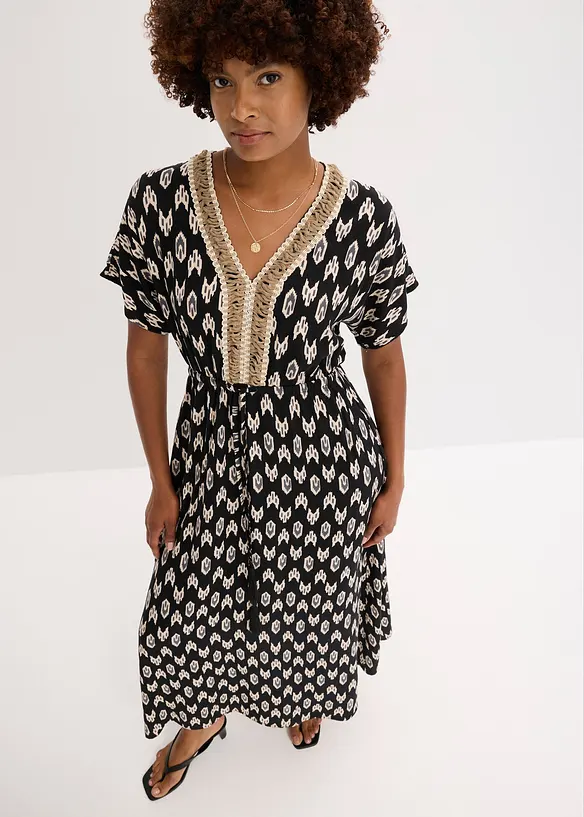 Robe longue en viscose fluide, bonprix