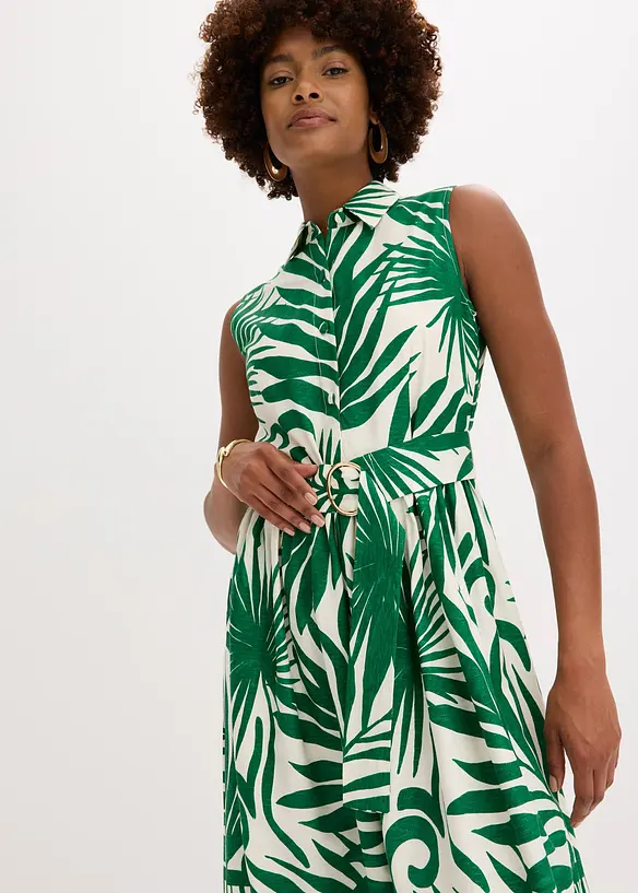 Robe blouse en viscose fluide, bonprix