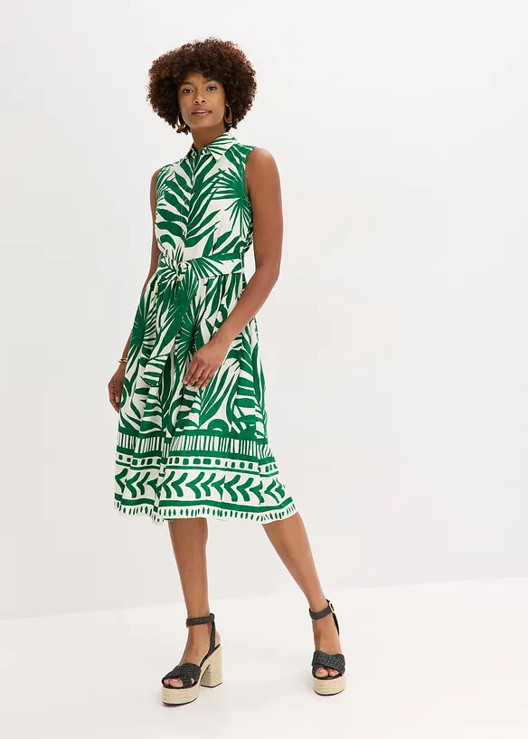 Robe blouse en viscose fluide, bonprix