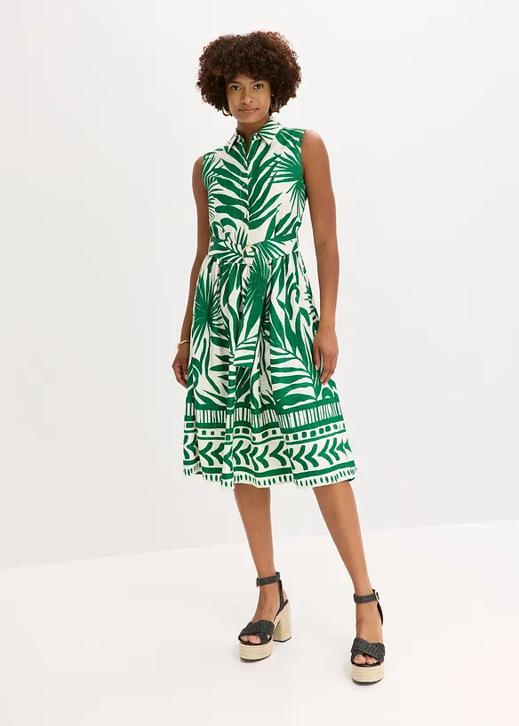 Robe blouse en viscose fluide, bonprix