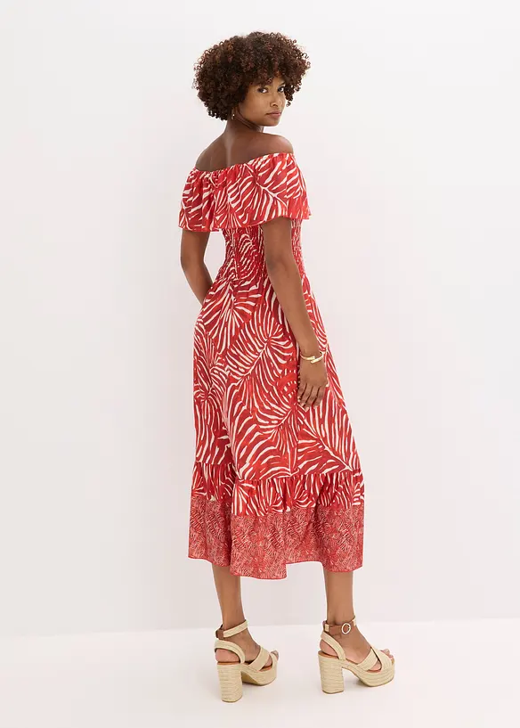 Robe col bardot, bonprix