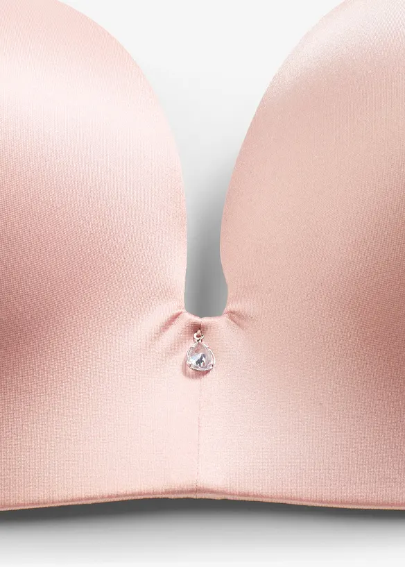 Soutien-gorge à coques sans armatures en polyamide brillant, bonprix