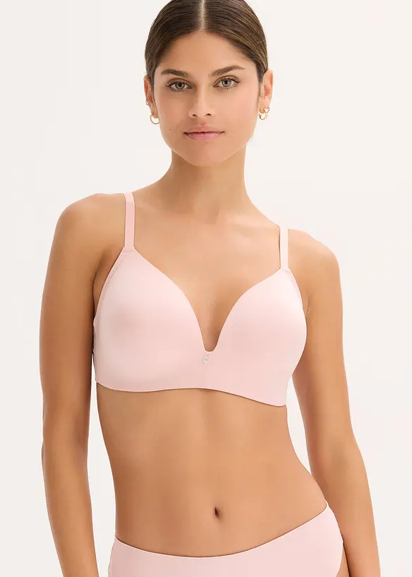 Soutien-gorge à coques sans armatures en polyamide brillant, bonprix