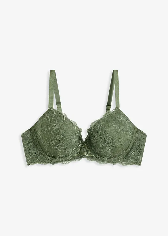 Soutien-gorge à coques et dentelle, bonprix
