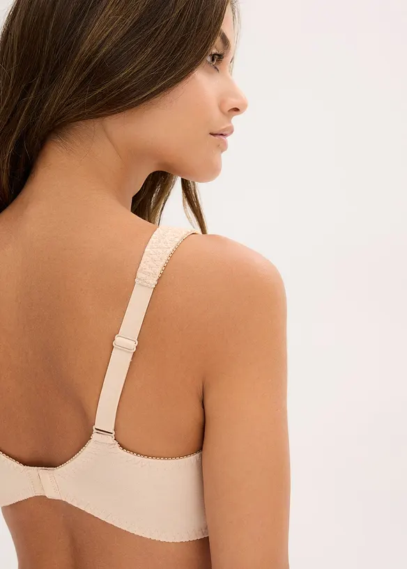 Lot de 2 soutiens-gorge moulés avec armatures avec coton, bonprix