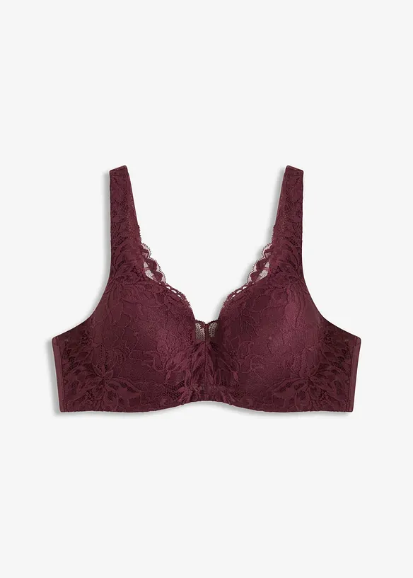 Soutien-gorge à coques avec dentelle, bretelles rembourrées, bonprix